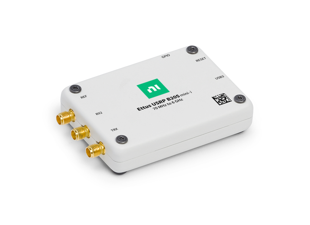 The Ettus Research USRP B205-mini.
